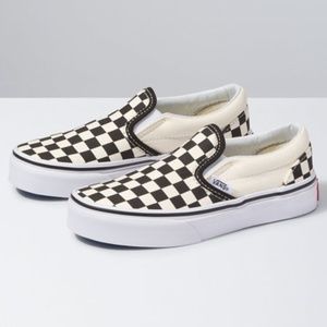 Vans Slip On Checkerboard Skate Shoe Size 2